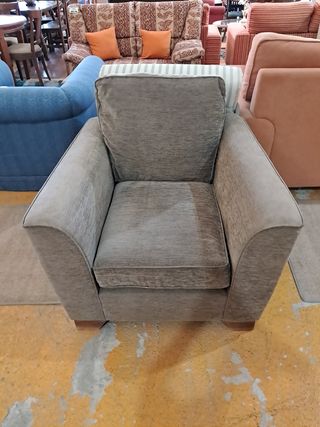 Butaca Beige/Gris Confortable