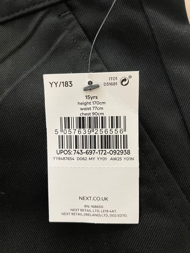 2 Pantalones negros escolares NEXT - A ESTRENAR