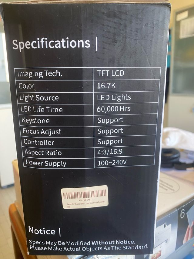 Selvim Proiettore Home Theater LCD 1920x1080 HDMI