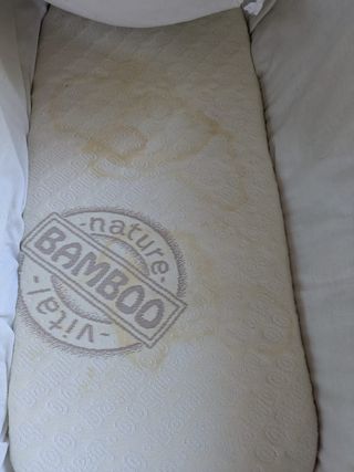 Moisés de mimbre para bebé