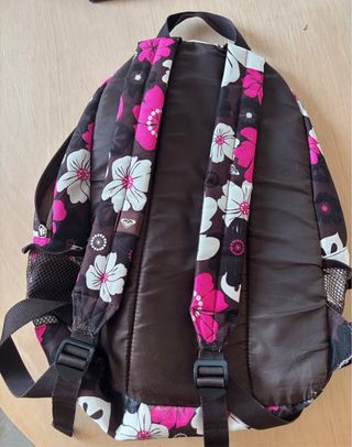 Mochila escolar floral