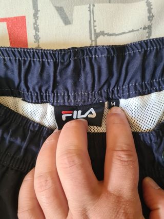 Bañador Bermuda Fila Azul, Rojo y Blanco