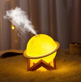 Lámpara Saturno con humidificador