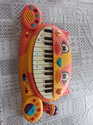 Piano Infantil Gato con Micrófono