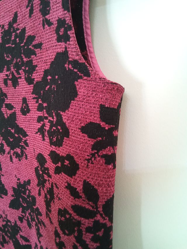 Vestido Benetton floral invierno 12 años