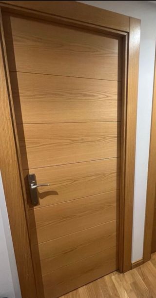 Puerta Roble Laminado