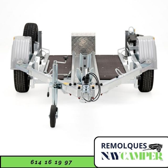 Remolque portamotos basculante 1 moto