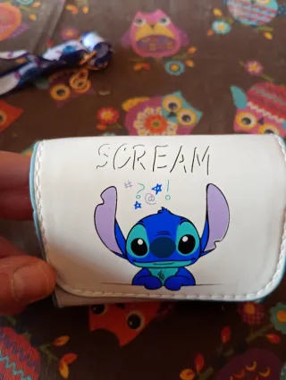 Mini bolso monedero Stitch para niña a estrenar