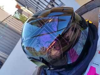 Casco Scorpion Exo Air Fantasy Camaleón T. S 56 CM