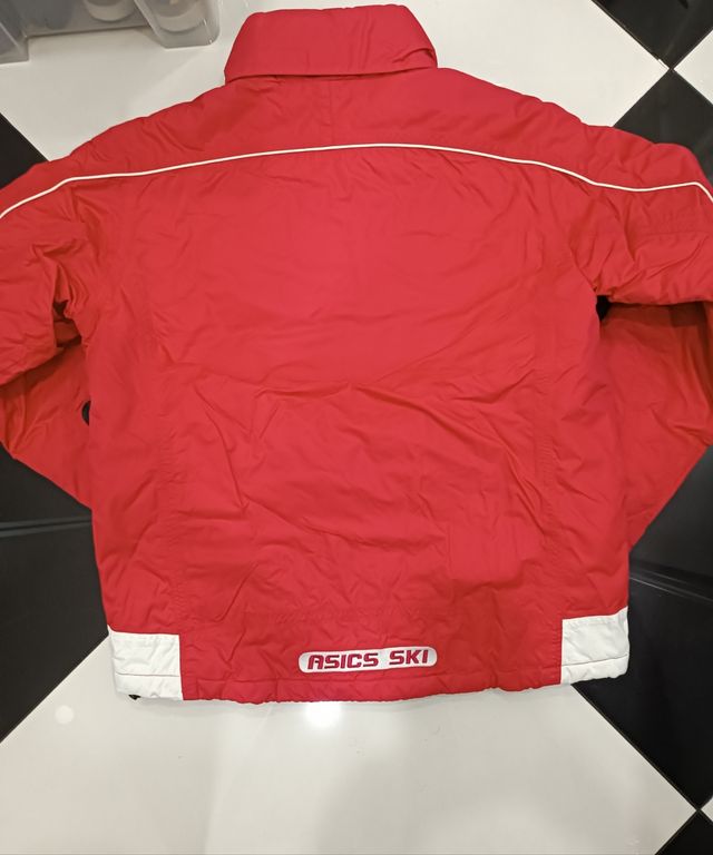 Giubbotto tecnico Asics uomo L Rosso/Bianco