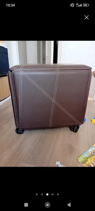 Puff modular con 4 sillas más taburete