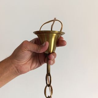 Lámpara retro opalina