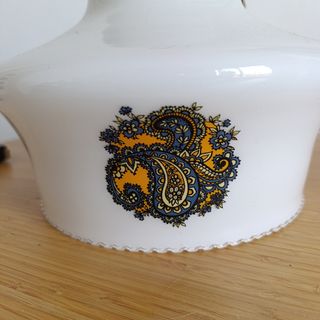 Lámpara retro opalina