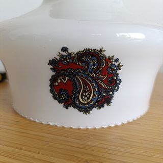 Lámpara retro opalina