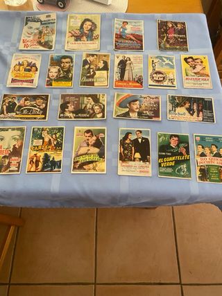 PEOGRAMAS DE CINE ANTIGUOS.
