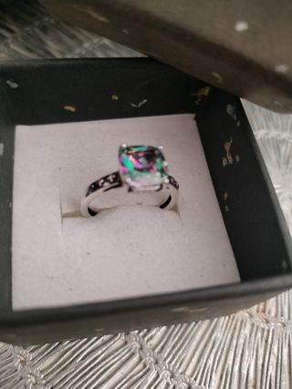 Anillo Plata de Ley 925 Multicolor