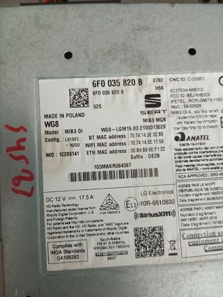 Módulo MIB3 Seat 6F0 035 820 B