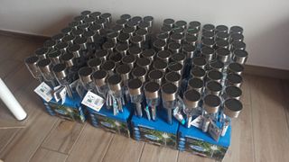 12 Paletti Solari Grundig Acciaio Inox