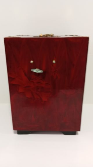 Caja joyero vintage con cajones y un hilo musical