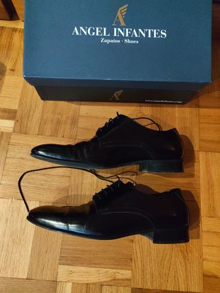 Zapatos Angel Infantes Novio Talla 41 Negros