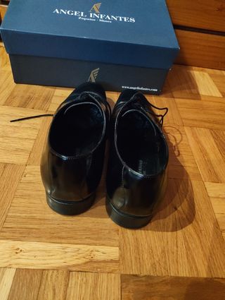 Zapatos Angel Infantes Novio Talla 41 Negros