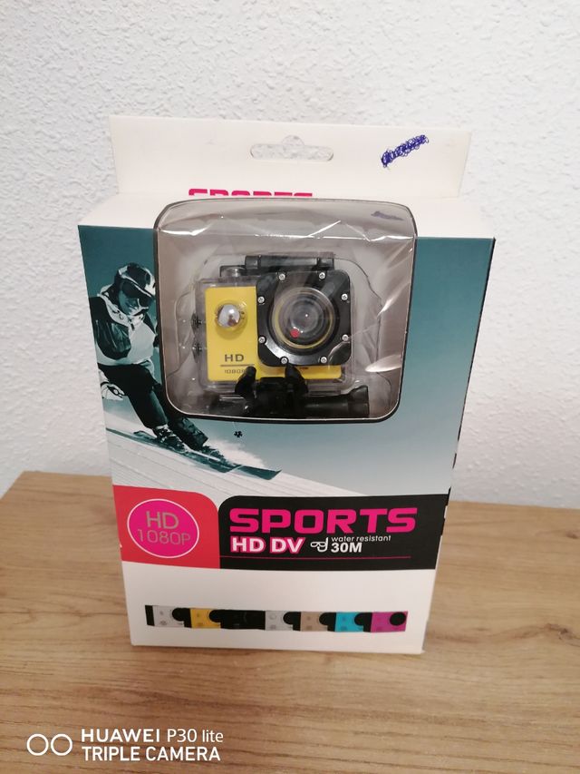 Cámara Deportiva HD 1080P Sumergible 30M