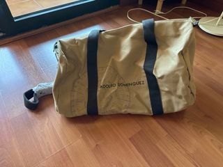 Bolso de viaje Adolfo Dominguez beige