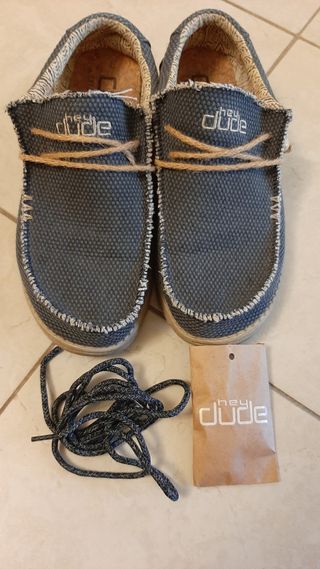 Scarpe Hey Dude blu denim uomo 41