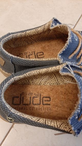 Scarpe Hey Dude blu denim uomo 41