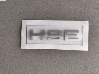 Scritta HSE per Range Rover Sport