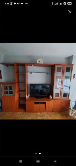 Mueble de salón madera en Madrid 