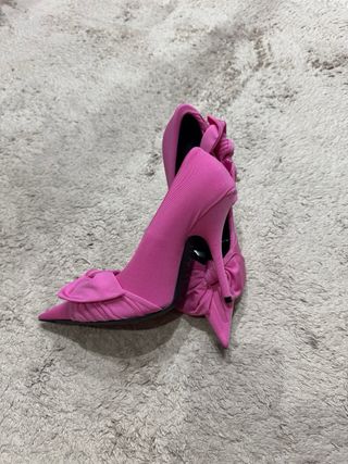 Zapatos Balenciaga Rosa con Lazos