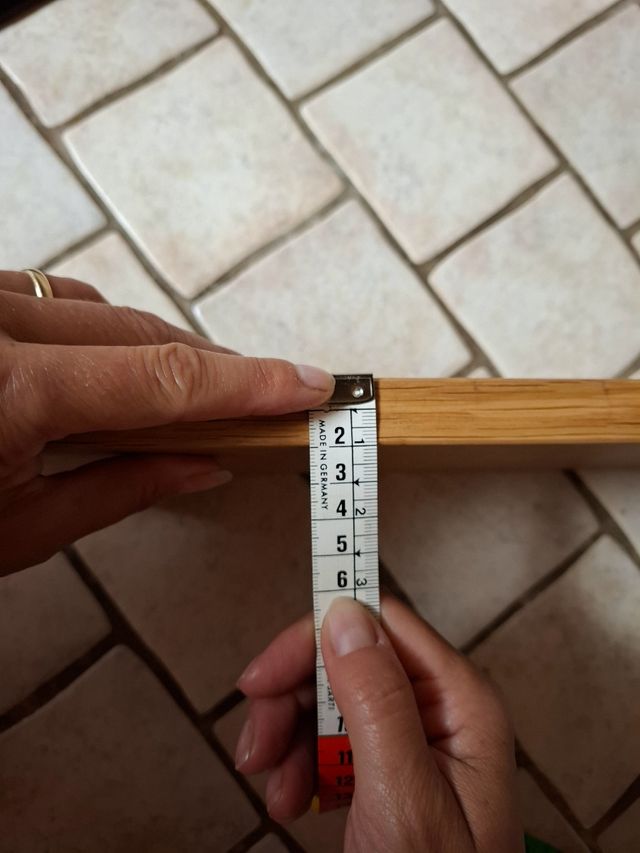 Tagliere Legno e Resina Blu