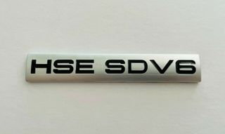 Scritta HSE SDV6 Range Rover