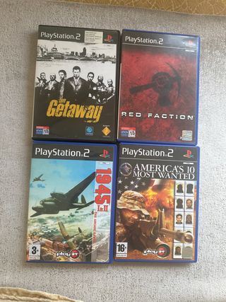 Juegos PS2: The Getaway, Red Faction, 1945, Americ