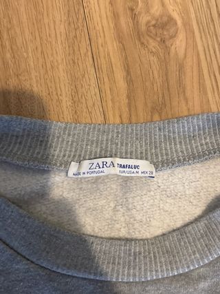 Sudadera Zara Gris talla M