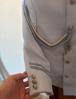 Abito da comunione per bambini blu e azzurro 