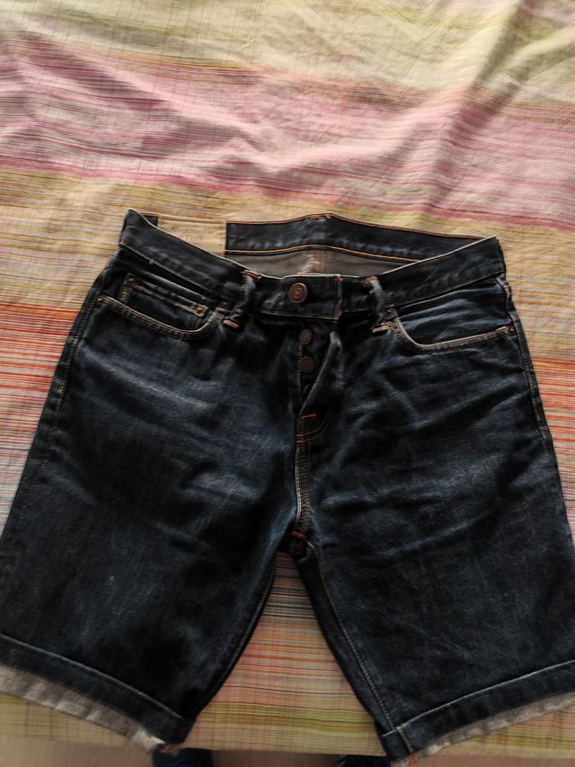 Vaqueros Cortos Abercrombie Hombre Talla M