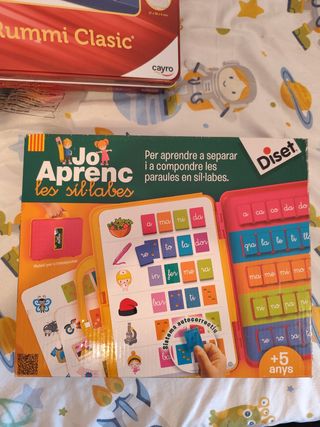 Juego educativo sílabas catalán Diset