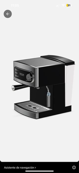 Cafetera Cecotec  Espresso 20 más moledor de CAFÉ