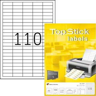 Pack 2 - Etiquetas autoadhesivas universales A4 mu