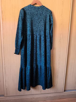 Vestido largo estampado talla S