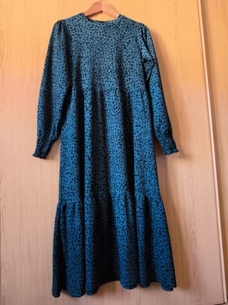 Vestido largo estampado talla S