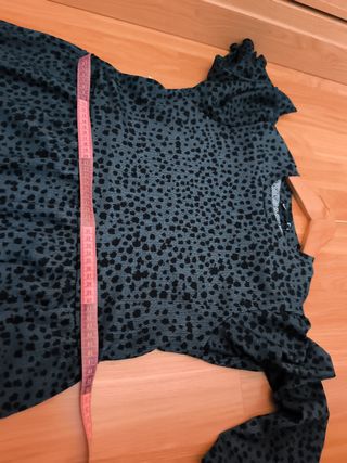 Vestido largo estampado talla S