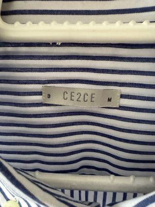 Camisa rayas hombre manga corta CEZCE Talla M