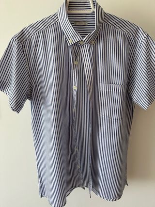 Camisa rayas hombre manga corta CEZCE Talla M