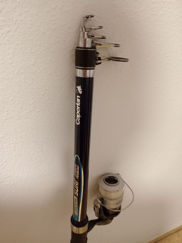 2 Cañas de Surfcasting con Carrete