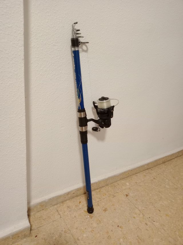 2 Cañas de Surfcasting con Carrete