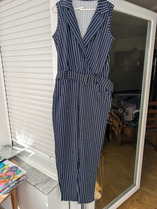 Mono pantalón rayas mujer