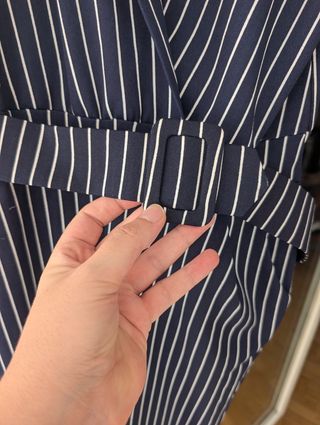Mono pantalón rayas mujer